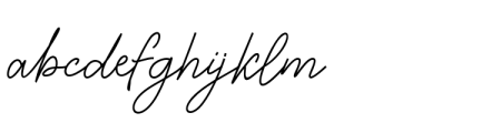 Brastagi Signature Regular Font LOWERCASE