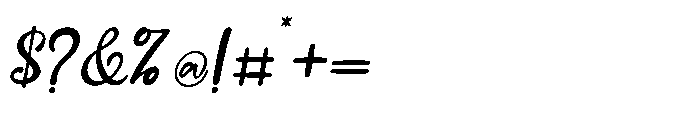 Brastigma Font OTHER CHARS