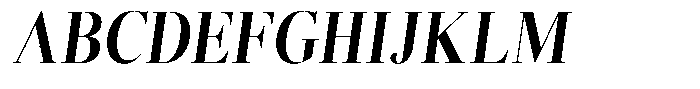 Brastine Black Condensed Italic Font UPPERCASE