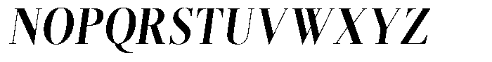 Brastine Black Condensed Italic Font UPPERCASE