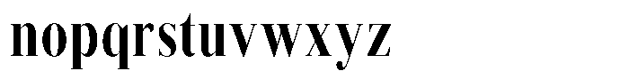 Brastine Black Condensed Font LOWERCASE