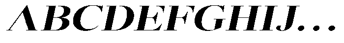 Brastine Black Expanded Italic Font UPPERCASE