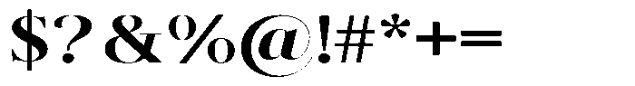 Brastine Black Expanded Font OTHER CHARS