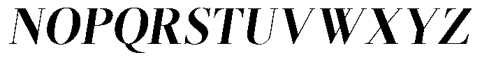 Brastine Black Semi Condensed Italic Font UPPERCASE