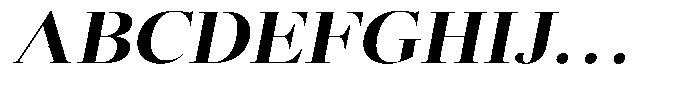Brastine Black Semi Expanded Italic Font UPPERCASE