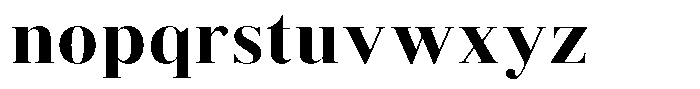 Brastine Black Semi Expanded Font LOWERCASE