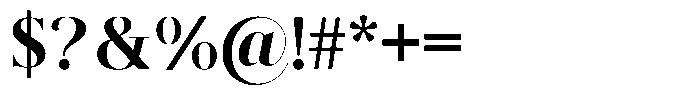 Brastine Black Font OTHER CHARS