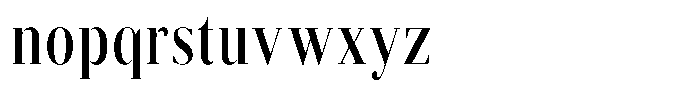 Brastine Bold Condensed Font LOWERCASE