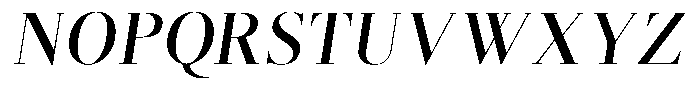 Brastine Bold Semi Condensed Italic Font UPPERCASE