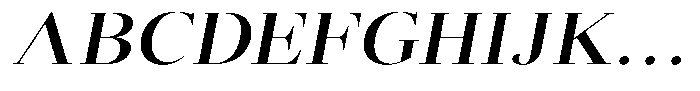 Brastine Bold Semi Expanded Italic Font UPPERCASE