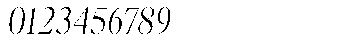 Brastine Condensed Italic Font OTHER CHARS