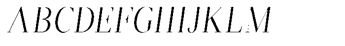 Brastine Condensed Italic Font UPPERCASE