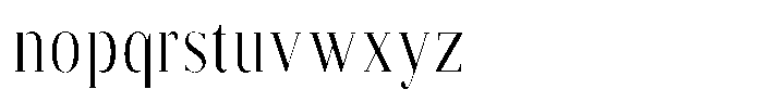 Brastine Condensed Font LOWERCASE