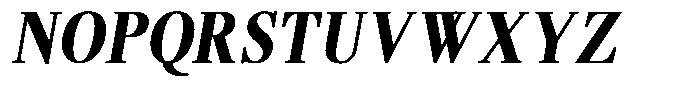 Brastine Contrast Black Condensed Italic Font UPPERCASE
