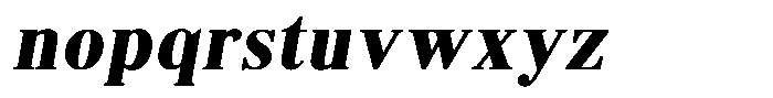 Brastine Contrast Black Italic Font LOWERCASE