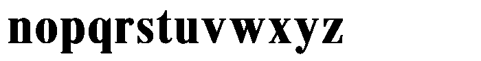 Brastine Contrast Black Semi Condensed Font LOWERCASE