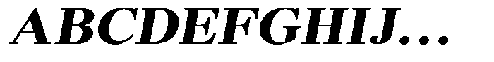 Brastine Contrast Black Semi Expanded Italic Font UPPERCASE