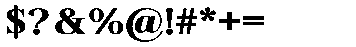 Brastine Contrast Black Semi Expanded Font OTHER CHARS