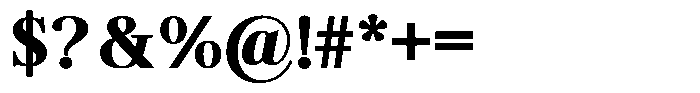 Brastine Contrast Black Font OTHER CHARS