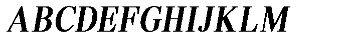 Brastine Contrast Bold Condensed Italic Font UPPERCASE