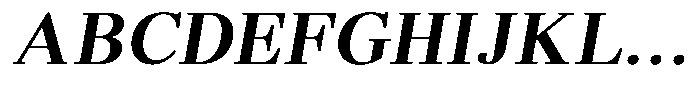 Brastine Contrast Bold Italic Font UPPERCASE