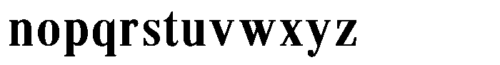 Brastine Contrast Bold Semi Condensed Font LOWERCASE