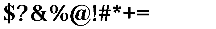 Brastine Contrast Bold Font OTHER CHARS