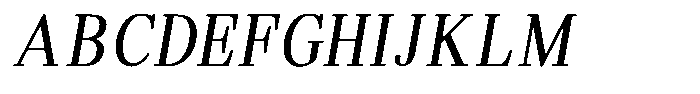 Brastine Contrast Condensed Italic Font UPPERCASE