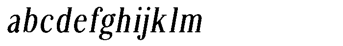 Brastine Contrast Condensed Italic FONT