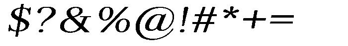 Brastine Contrast Expanded Italic Font OTHER CHARS