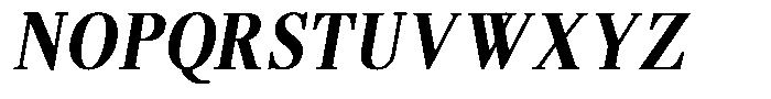 Brastine Contrast Extra Bold Condensed Italic Font UPPERCASE