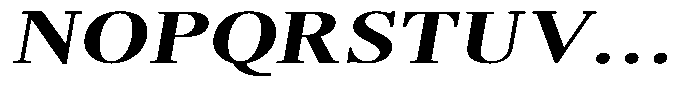 Brastine Contrast Extra Bold Expanded Italic Font UPPERCASE