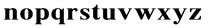 Brastine Contrast Extra Bold Expanded Font LOWERCASE