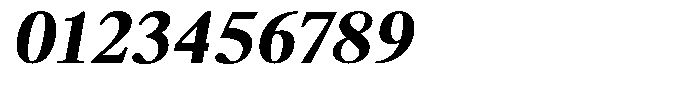 Brastine Contrast Extra Bold Italic Font OTHER CHARS