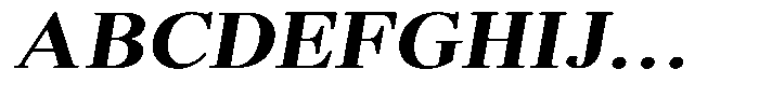 Brastine Contrast Extra Bold Semi Expanded Italic Font UPPERCASE