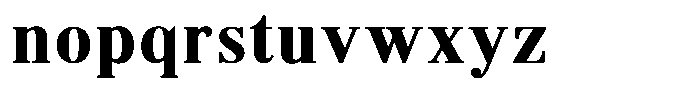 Brastine Contrast Extra Bold Font LOWERCASE