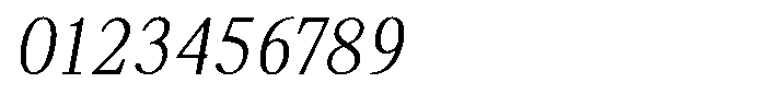 Brastine Contrast Extra Light Condensed Italic Font OTHER CHARS