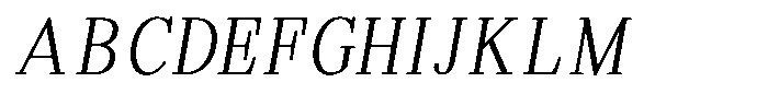 Brastine Contrast Extra Light Condensed Italic Font UPPERCASE