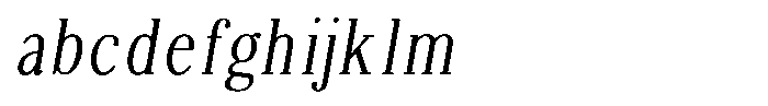 Brastine Contrast Extra Light Condensed Italic FONT