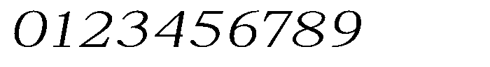 Brastine Contrast Extra Light Expanded Italic Font OTHER CHARS