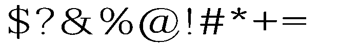 Brastine Contrast Extra Light Expanded Font OTHER CHARS