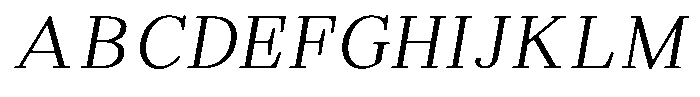 Brastine Contrast Extra Light Italic Font UPPERCASE