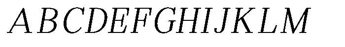 Brastine Contrast Extra Light Semi Condensed Italic Font UPPERCASE