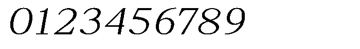 Brastine Contrast Extra Light Semi Expanded Italic Font OTHER CHARS