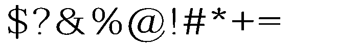Brastine Contrast Extra Light Semi Expanded Font OTHER CHARS