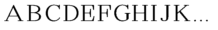 Brastine Contrast Extra Light Semi Expanded Font UPPERCASE