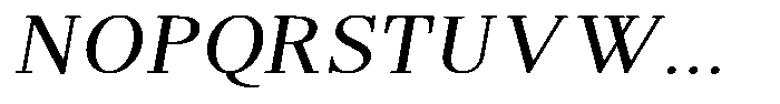 Brastine Contrast Italic Font UPPERCASE