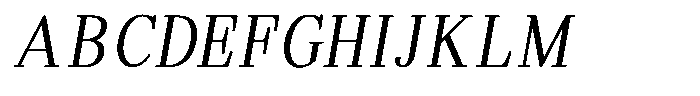 Brastine Contrast Light Condensed Italic Font UPPERCASE