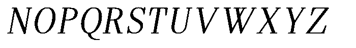 Brastine Contrast Light Condensed Italic Font UPPERCASE