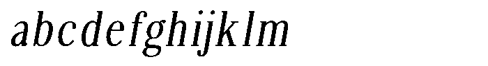 Brastine Contrast Light Condensed Italic FONT